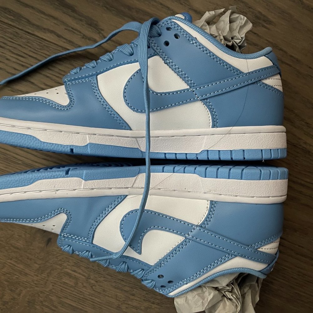 Nike dunk low baby blue no box size 6.5 womens